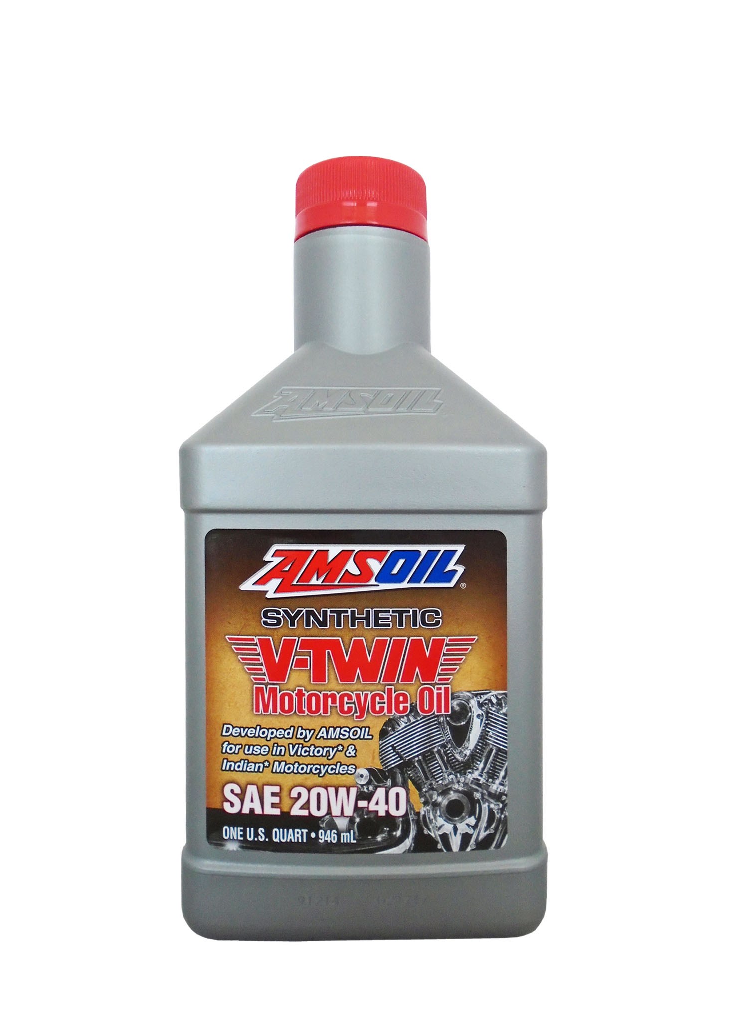 AMSOIL Synthetic V-Twin Motorcycle Oil 20W-40